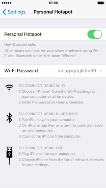 Press Wi-Fi Password and key in the required password. Press Wi-Fi Password and key in the required password.