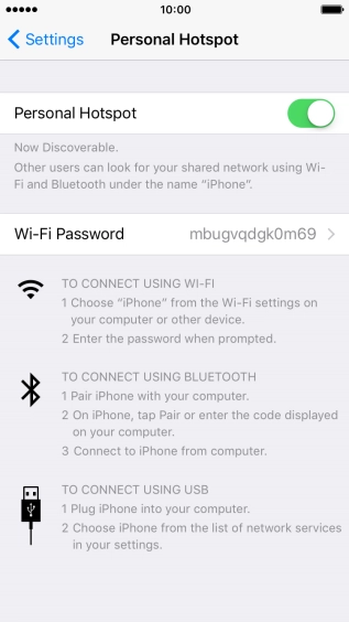 Press Wi-Fi Password and key in the required password. Press Wi-Fi Password and key in the required password.