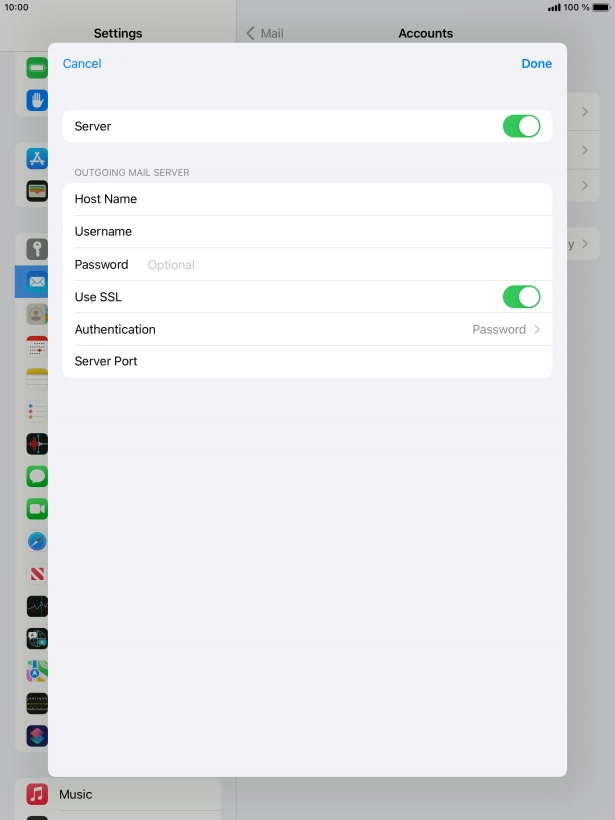 Press the indicator next to Press the indicator next to