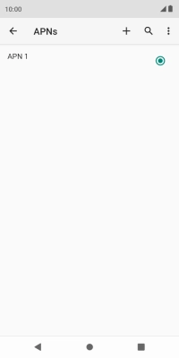 Press the new data connection icon. Press the new data connection icon.