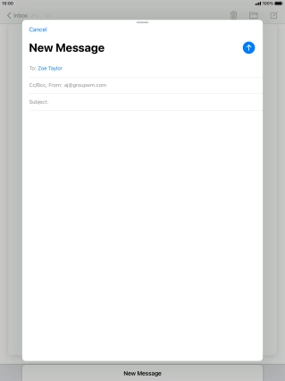 Press Subject: and key in the required subject. Press Subject: and key in the required subject.