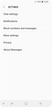 Press More settings. Press More settings.
