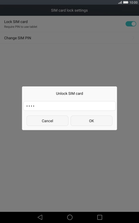 Key in your PIN and press OK. Key in your PIN and press OK.