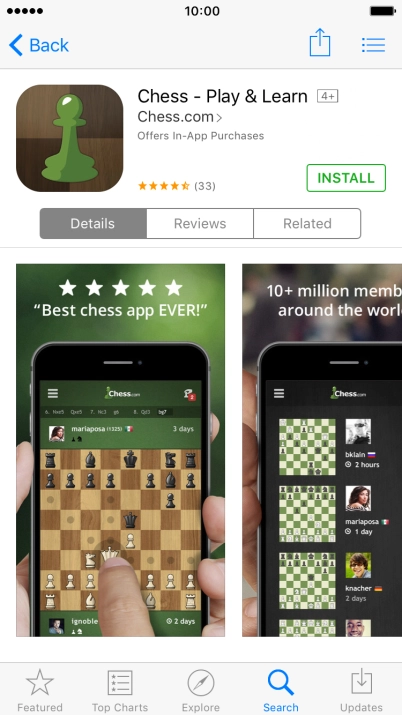 Press INSTALL. Press INSTALL.