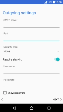 Press the drop down list below Press the drop down list below