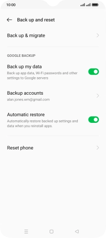 Press Reset phone. Press Reset phone.