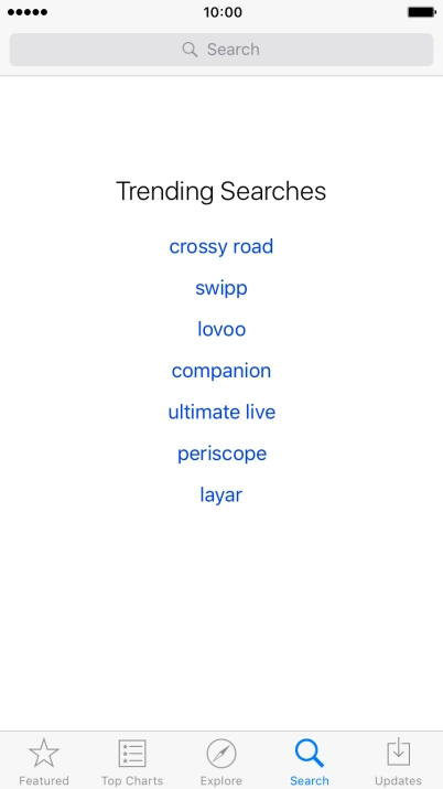 Press Search and key in the name or subject of the required app. Press Search and key in the name or subject of the required app.
