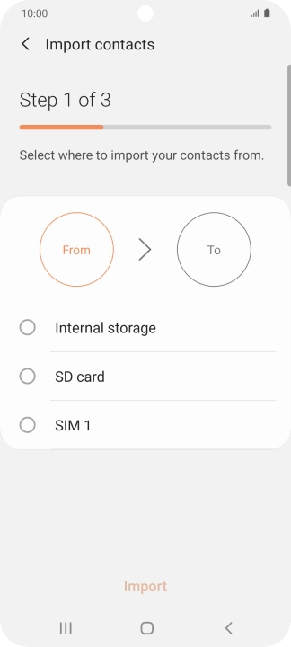 Press the name of the SIM. Press the name of the SIM.