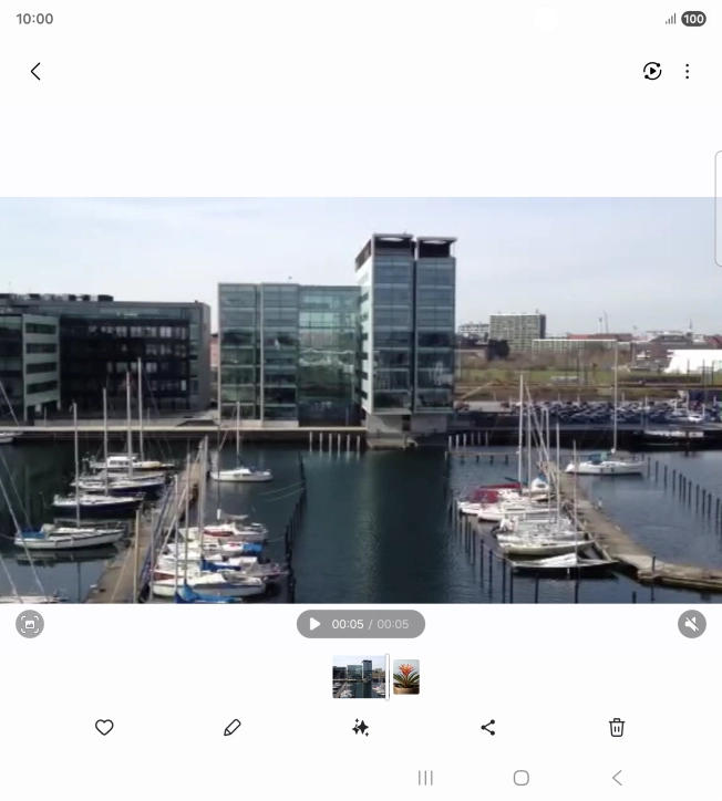 Press the AI icon. Press the AI icon.