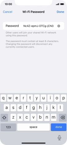 Press Done. Press Done.