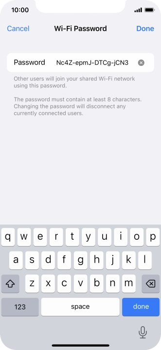 Press Done. Press Done.