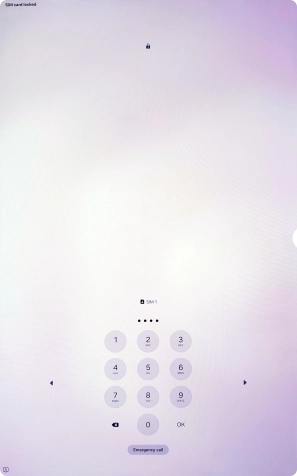If your SIM is locked, key in your PIN and press OK. If your SIM is locked, key in your PIN and press OK.