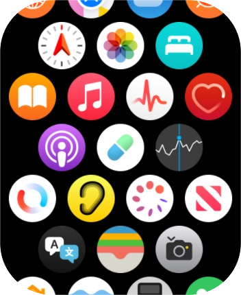 Press the heart rate sensor icon. Press the heart rate sensor icon.