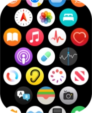 Press the heart rate sensor icon. Press the heart rate sensor icon.