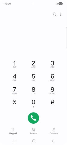 Press the menu icon. Press the menu icon.