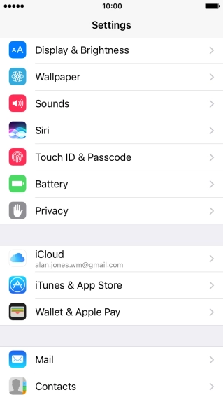 Press iTunes & App Stores. Press iTunes & App Stores.