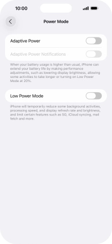 Press the indicator next to Press the indicator next to