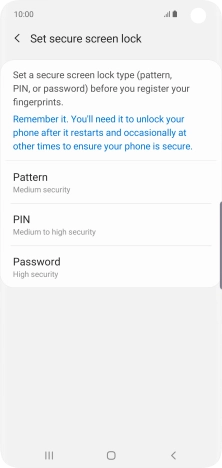 Press the required phone lock code and follow the instructions on the screen to create an additional phone lock code. Press the required phone lock code and follow the instructions on the screen to create an additional phone lock code.