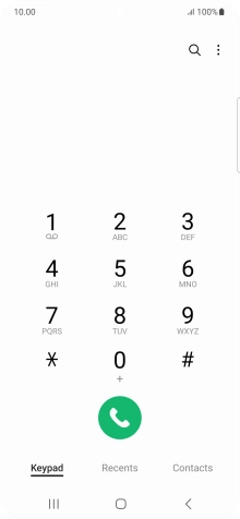 Press the menu icon. Press the menu icon.