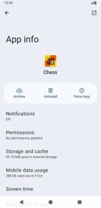 Press Storage and cache. Press Storage and cache.