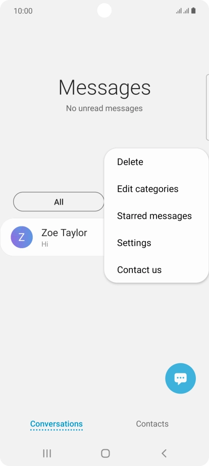 Press Settings. Press Settings.