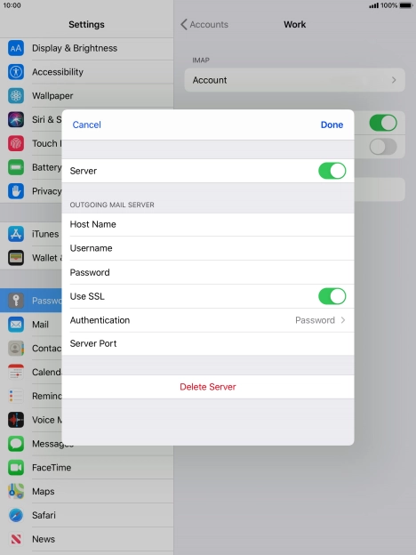 Press the indicator next to Press the indicator next to
