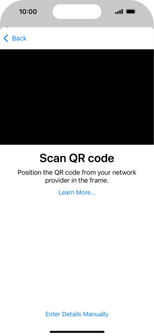 Place the QR code you've received inside the phone camera frame to scan the code. Place the QR code you've received inside the phone camera frame to scan the code.