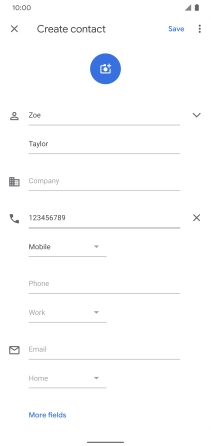 Press the save icon. Press the save icon.