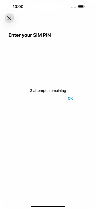 If your SIM is locked, key in your PIN and press OK. If your SIM is locked, key in your PIN and press OK.