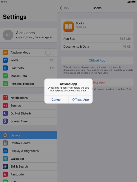 Press Offload App. Press Offload App.