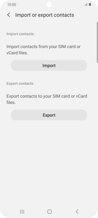 Press Import. Press Import.