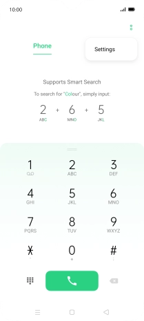 Press Settings. Press Settings.