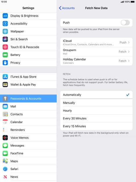 If you turn off the function, press the required setting. If you turn off the function, press the required setting.