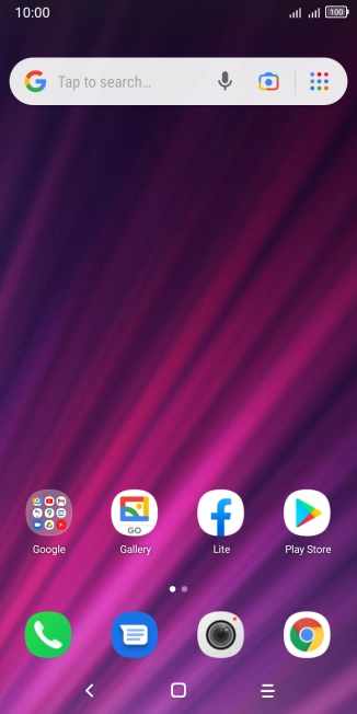 Slide two fingers downwards starting from the top of the screen. Slide two fingers downwards starting from the top of the screen.