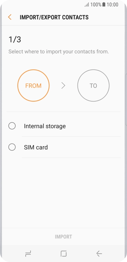Press SIM card. Press SIM card.