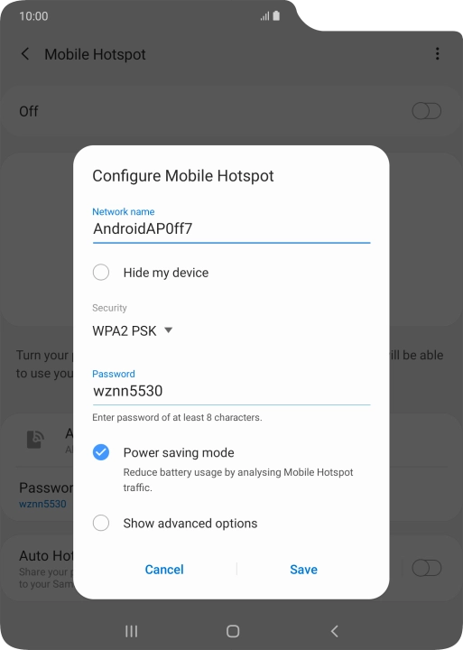 Press the field below Press the field below