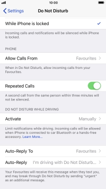 Press Allow Calls From. Press Allow Calls From.