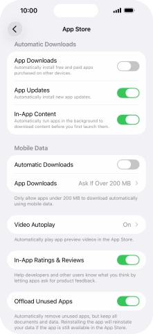 Press the indicator next to Press the indicator next to