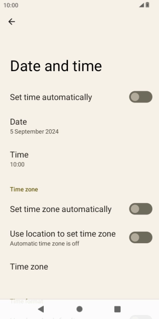 Press the indicator next to Press the indicator next to