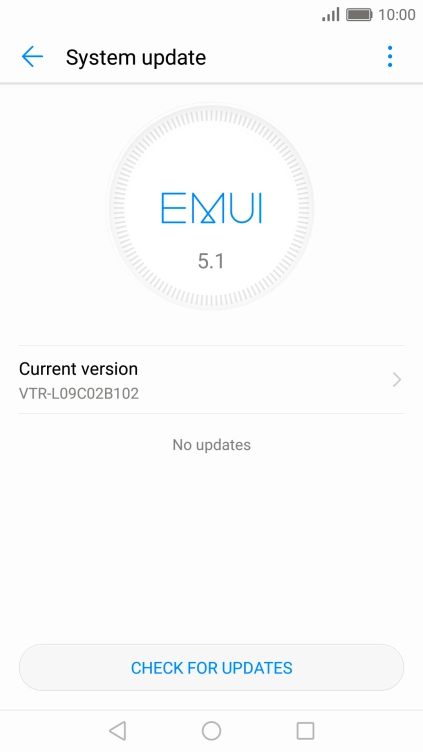 Press CHECK FOR UPDATES. If a new software version is available, it's displayed. Follow the instructions on the screen to update the phone software. Press CHECK FOR UPDATES. If a new software version is available, it's displayed. Follow the instructions on the screen to update the phone software.
