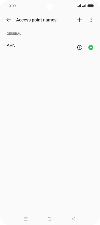 Press the new data connection icon. Press the new data connection icon.