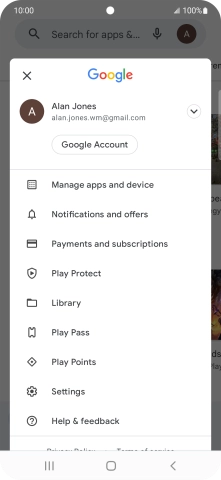 Press Settings. Press Settings.