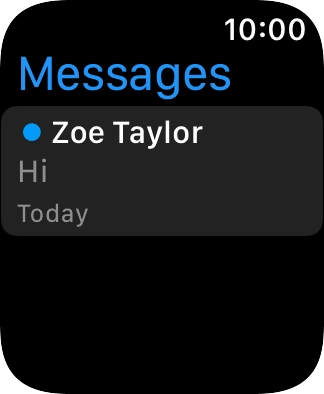 Press the required text message. Press the required text message.