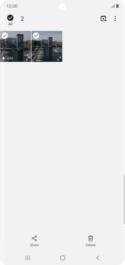 Press Share. Press Share.