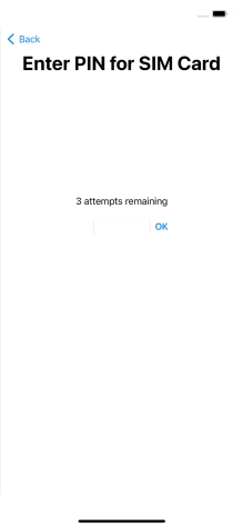 If your SIM is locked, key in your PIN and press OK. If your SIM is locked, key in your PIN and press OK.