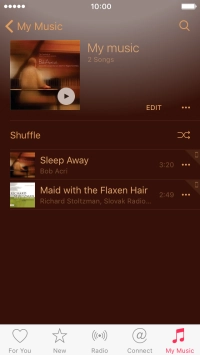 Go to the required category or playlist and press the required audio file. Go to the required category or playlist and press the required audio file.