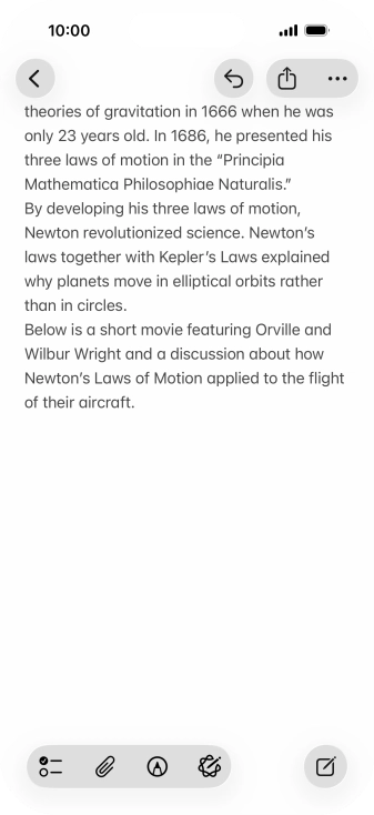 Press the Apple Intelligence icon. Press the Apple Intelligence icon.