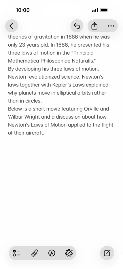 Press the Apple Intelligence icon. Press the Apple Intelligence icon.