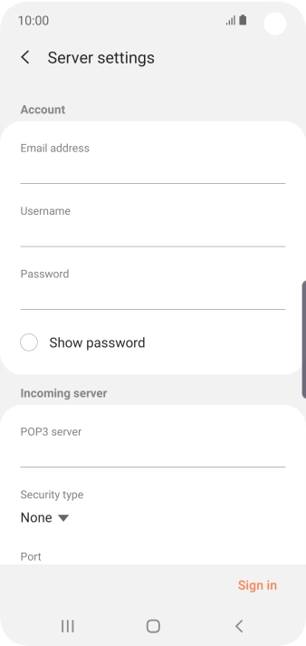 Press the field below Press the field below