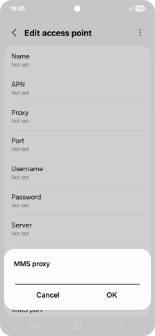 Key in 10.202.002.060 and press OK. Key in 10.202.002.060 and press OK.